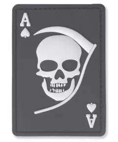 Σήμα Patch Death Ace Με Velcro 3D Μαύρο Σήμα Patch Death Ace Με Velcro 3D Μαύρο