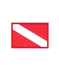 Velcro Rubber Patch JTG Diver Down Flag Velcro Rubber Patch JTG Diver Down Flag