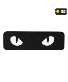 M-Tac Morale Patch Phosphorescent Cat Eyes Laser Cut Black