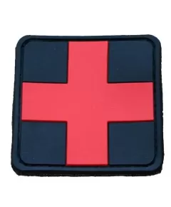 Σήμα Φαρμακείου Με Velcro 3D Μικρό Μαύρο/Κόκκινο Σήμα Φαρμακείου Με Velcro 3D Μικρό Μαύρο/Κόκκινο