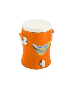 Ισοθερμικό Ψυγείο Θερμός Platino 12lt Orange με βρυσάκι και χερούλι μεταφοράς