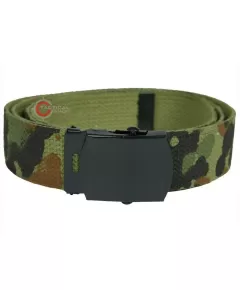 Mil-Tec Vintage Cotton Web Belt Woodland