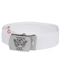 US Navy Belt White