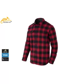 Helikon-Tex Greyman Coral Crimson Checkered tactical shirt