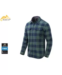 Helikon-Tex Greyman Sorona Blend Moss Green Checkered tactical shirt