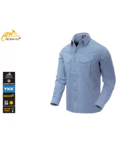 Helikon Defender Mk2 Gentleman Shirt Melange Light Blue, Clothes Size: S