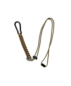 Paracord Lanyard με Carabiner Coyote Paracord Lanyard με Carabiner Coyote