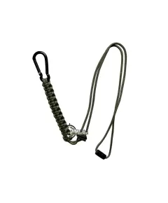 Paracord Lanyard με Carabiner Olive Paracord Lanyard με Carabiner Olive