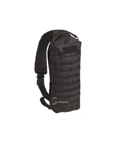 Mil-Tec Sling Bag Tanker black 15L MOLLE shoulder pack