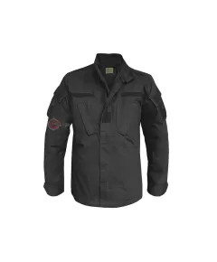 Mil-Tec Teesar ACU Ripstop Combat Shirt Black tactical uniform