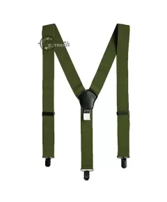 Mil-Tec Suspenders with clip Olive