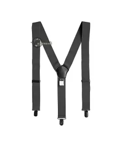 Mil-Tec Suspenders with clip Black