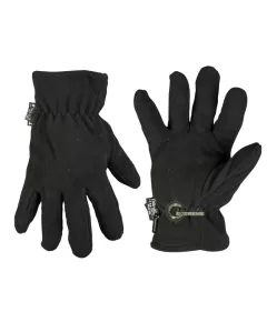 Mil-Tec Fleece Thinsulate gloves black winter gloves with fleece and insulation