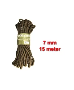 Σχοινί 7mm 15 Μέτρα Mil-Tec Commando Rope Μπεζ Σχοινί 7mm 15 Μέτρα Mil-Tec Commando Rope Μπεζ