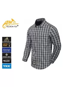 Helikon Concealed Carry Foggy Grey Plaid tactical shirt