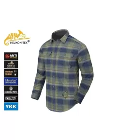 Helikon-Tex Greyman Blast Blue Plaid tactical shirt