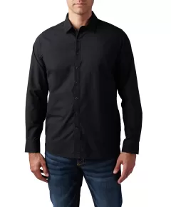 5.11 Igor Solid Long Sleeve Shirt Black, Clothes Size: XXL