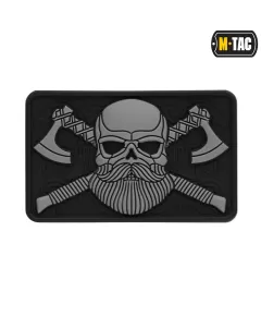 M-Tac Πατσάκι Γενειοφόρο Κρανίο με Viking Τσεκούρια Black/Grey M-Tac Πατσάκι Γενειοφόρο Κρανίο με Viking Τσεκούρια Black/Grey