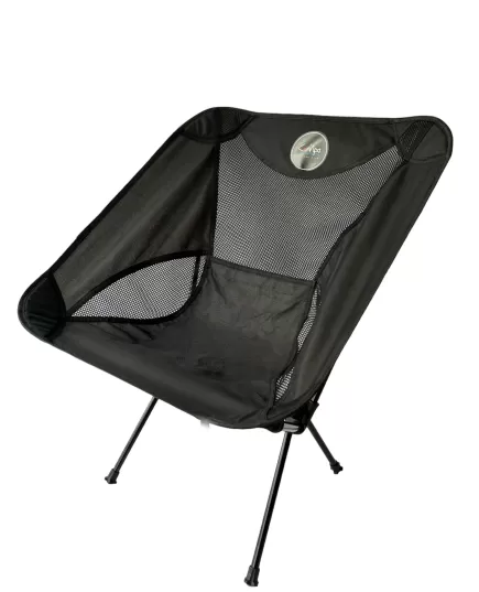Foldable Aluminum Chair Campo Travel 1 Black