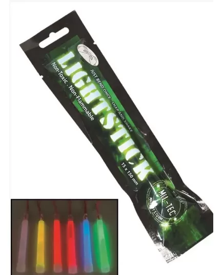Lightstick Mil-Tec Large Green 1.5x15cm