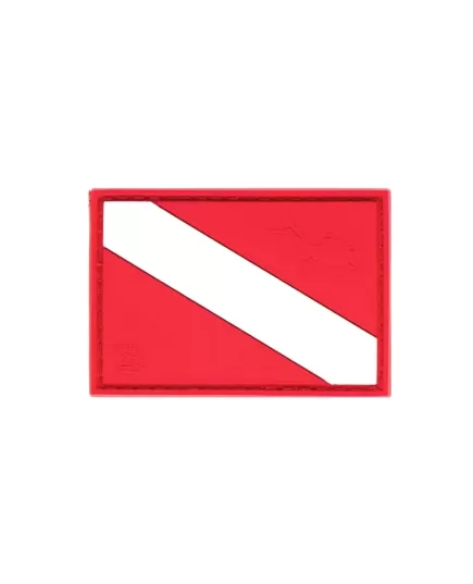 Velcro Rubber Patch JTG Diver Down Flag Velcro Rubber Patch JTG Diver Down Flag