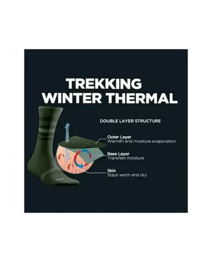 Xcode Κάλτσες Trekking Winter Thermal Μαύρο, Μέγεθος Παπουτσιών: 39-42 , 2 imageXcode Κάλτσες Trekking Winter Thermal Μαύρο, Μέγεθος Παπουτσιών: 39-42, 2 image