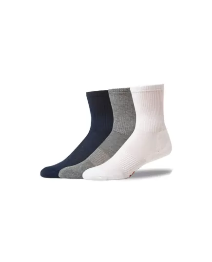 Xcode Socks 3 Pair Tennis Kids Black/Grey/White, Shoe Size: 31-34, 2 image