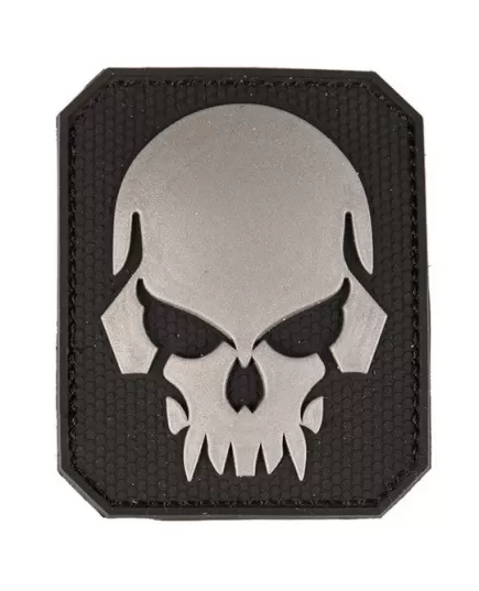 Mil-Tec Πατσάκι Κρανίο Μεγάλο Black/Grey Mil-Tec Πατσάκι Κρανίο Μεγάλο Black/Grey