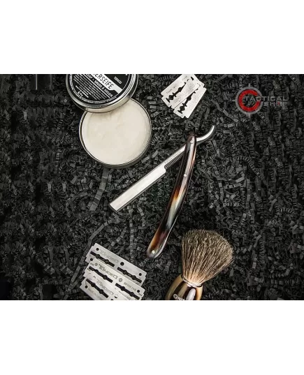 Σετ Ξυρίσματος Gift Set Barberette Horn Boker , 8 imageΣετ Ξυρίσματος Gift Set Barberette Horn Boker, 8 image