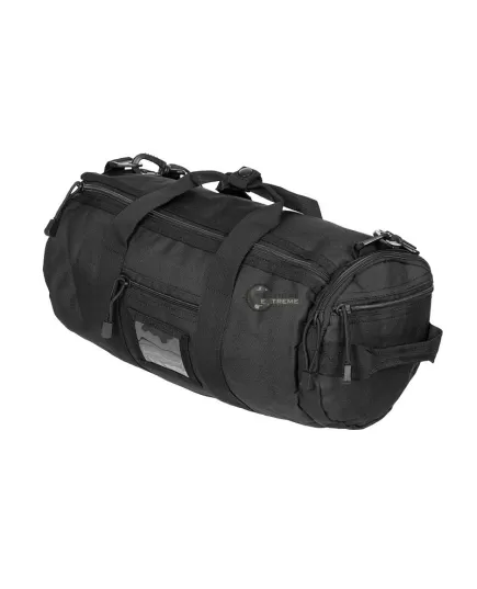 Τσάντα MFH Operation Bag Round Molle Black 12L μαύρη τσάντα ώμου