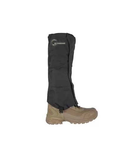 Γκέτες Mil-Tec Steel Wire Fixing 2.0 μαύρες αδιάβροχες για πεζοπορία και στρατιωτική χρήση