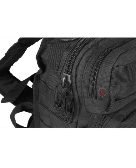 Mil-Tec Assault Pack Small One Strap Black 8L, 6 image