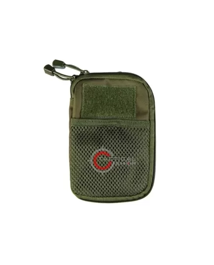 Mil-Tec Pocket Belt Office Pouch Organizer Olive with MOLLE and Velcro