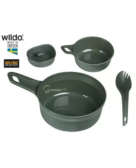 Σκεύος Φαγητού 4 τεμ Wildo Adventure Kit Χακί Σκεύος Φαγητού 4 τεμ Wildo Adventure Kit Χακί