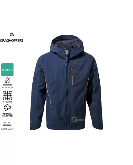 Craghoppers Explore Jacket Navy Blue, Clothes Size: XL