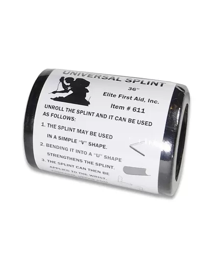 First Aid Universal Aluminum Splint Roll 91x11.5 cm waterproof reusable field immobilization tool