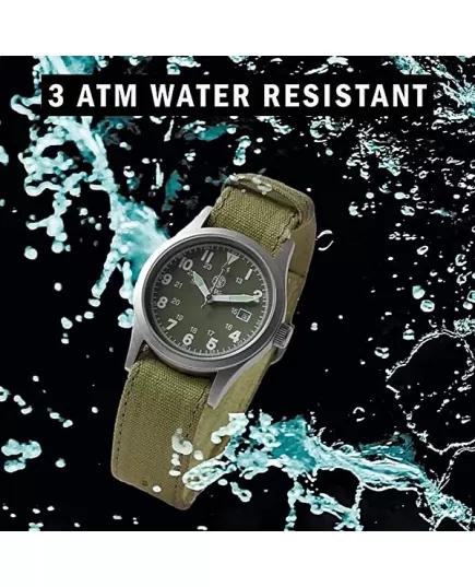 Smith & Wesson Military Watch Khaki with 3 Straps, 2 image
