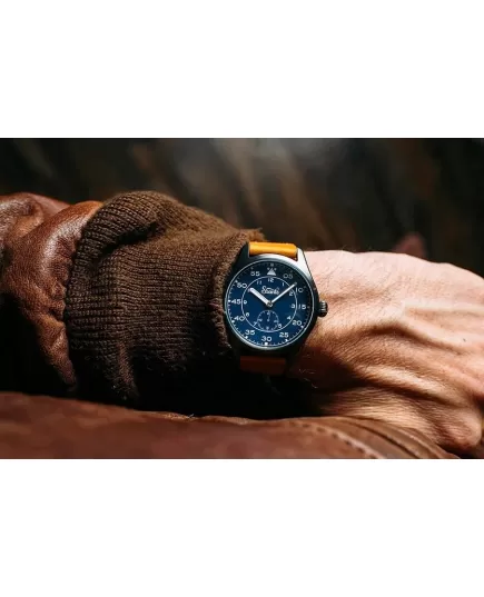 Szanto Heritage Aviator Watch Small Seconds Blue Dial 2756, 5 image