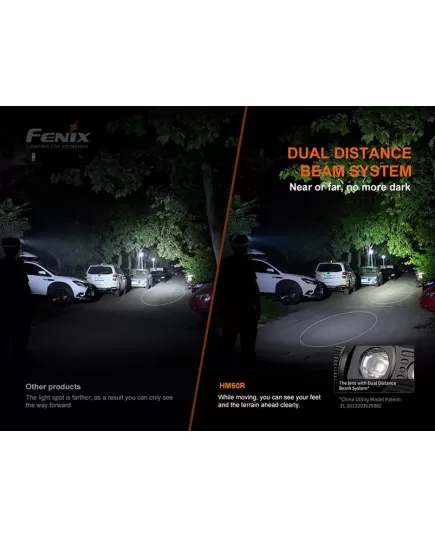 Επαναφορτιζόμενος Φακός Κεφαλής Fenix Outdoor Headlamp HM60R 1200 lumens , 3 imageΕπαναφορτιζόμενος Φακός Κεφαλής Fenix Outdoor Headlamp HM60R 1200 lumens, 3 image