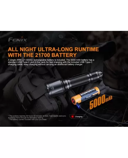 Επαναφορτιζόμενος Φακός Fenix TK22 Tac Tactical Flashlight 2800 Lumens , 12 imageΕπαναφορτιζόμενος Φακός Fenix TK22 Tac Tactical Flashlight 2800 Lumens, 12 image