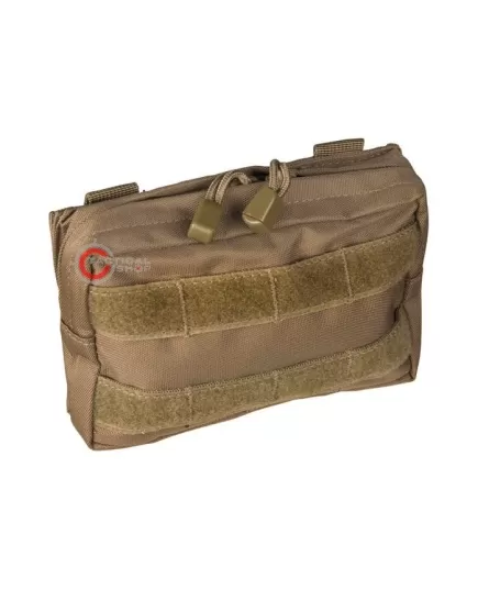 Mil-Tec Molle Belt Pouch Coyote with MOLLE and Velcro