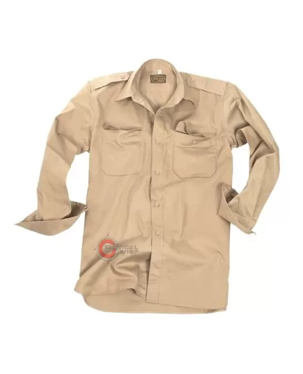 Mil-Tec Tropical Ripstop Long Sleeve Shirt, Clothes Size: M