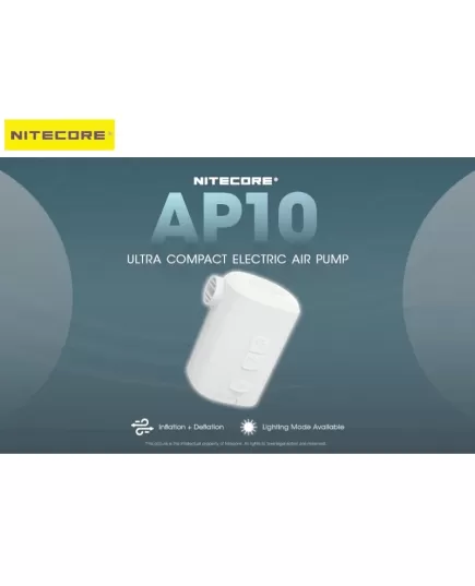 Ηλεκτρική Επαναφορτιζόμενη Τρόμπα Nitecore AP10 , 4 imageΗλεκτρική Επαναφορτιζόμενη Τρόμπα Nitecore AP10, 4 image
