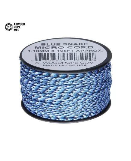 Νήμα Micro Cord 38.1m Blue Snake Atwood Rope MFG Νήμα Micro Cord 38.1m Blue Snake Atwood Rope MFG
