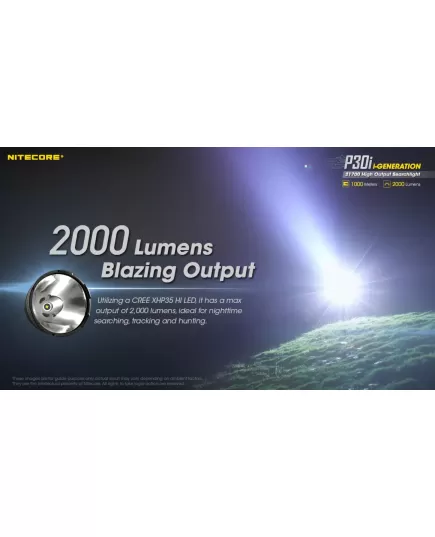 Φακός Nitecore P30i 2000 Lumens , 4 imageΦακός Nitecore P30i 2000 Lumens, 4 image