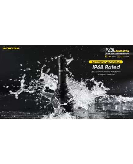 Φακός Nitecore P30i 2000 Lumens , 6 imageΦακός Nitecore P30i 2000 Lumens, 6 image