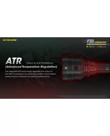 Φακός Nitecore P30i 2000 Lumens , 8 imageΦακός Nitecore P30i 2000 Lumens, 8 image