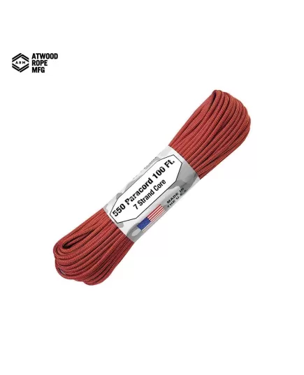 Σχοινί Paracord 550 30m Molten Orange Atwood Rope MFG Σχοινί Paracord 550 30m Molten Orange Atwood Rope MFG