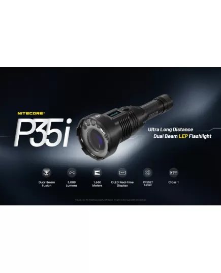 Φακός Nitecore P35i 3000 Lumens , 4 imageΦακός Nitecore P35i 3000 Lumens, 4 image