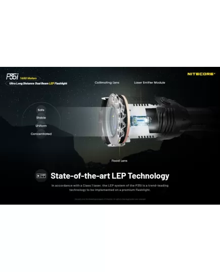 Φακός Nitecore P35i 3000 Lumens , 5 imageΦακός Nitecore P35i 3000 Lumens, 5 image